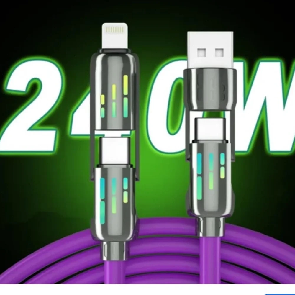 2-in-1 Fast Data Cable Charger NIB